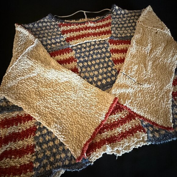 Free People Liberty Pullover Sweater Sz L - Picture 5 of 13